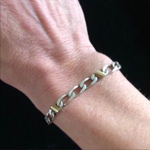 Tiffany & Co. Jewelry - Tiffany & Co. sterling silver and gold bracelet Tiffany & Co. Jewelry - Tiffany & Co. sterling silver and gold bracelet